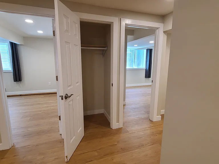 Hall closet