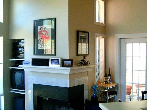 Living room - fireplace