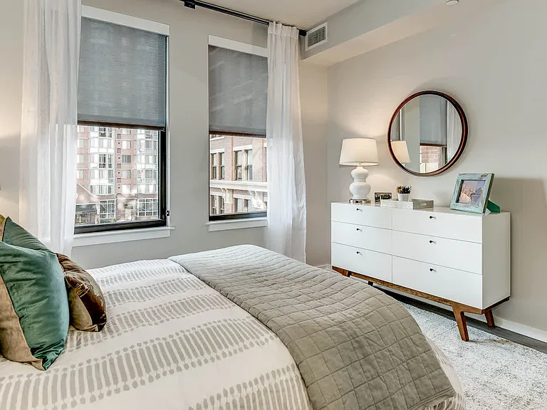 Bedroom with Hardwood Flooring