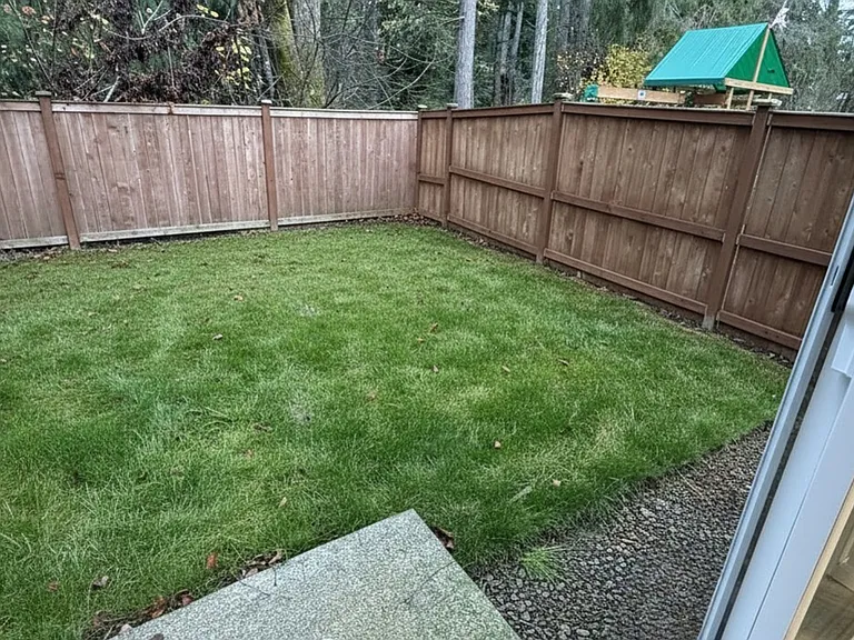 Backyard with Privacy and green-belt