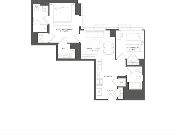 2nd image of 3 Court Sq #2405