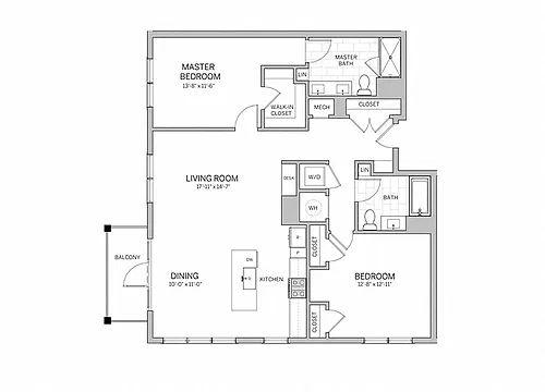 Floor plan B13