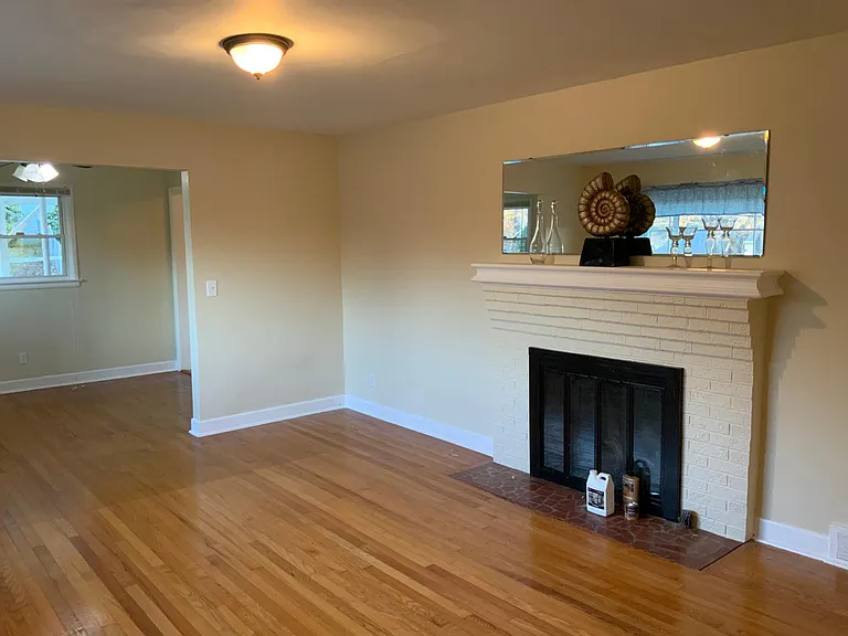 Fireplace in living room