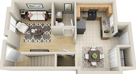 2 bed, 1.5 bath, 1059 sqft, $1,750 — Photo 4