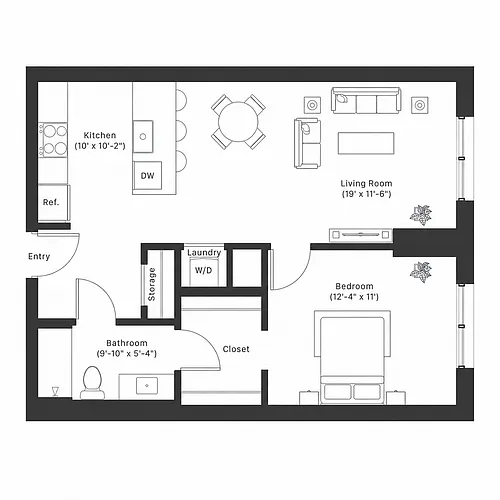 Floor plan A6
