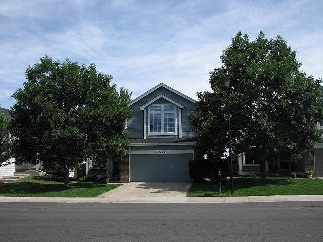 Street view looking at the house