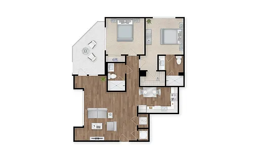 Floor plan B2A