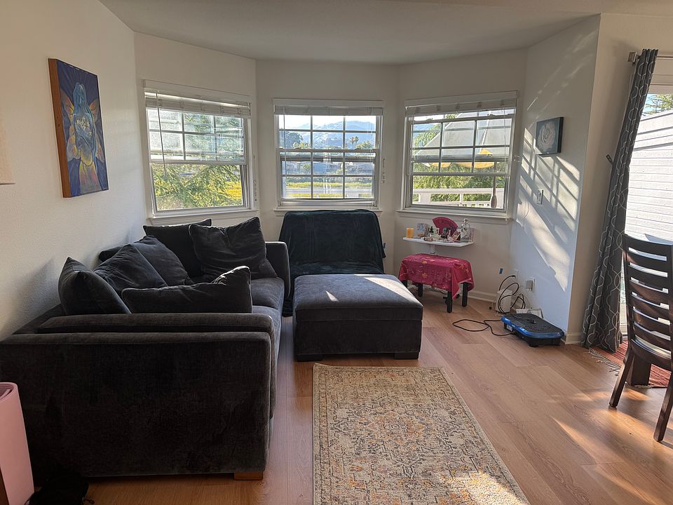 Living room with view.