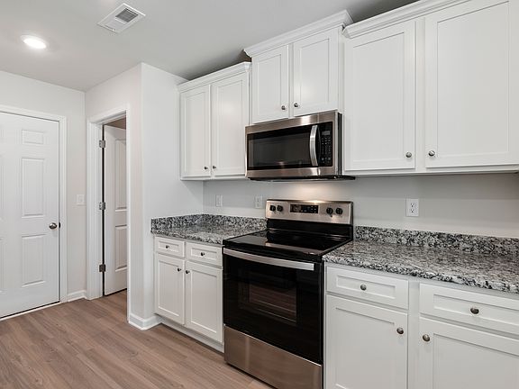 Kitchen with granite countertops