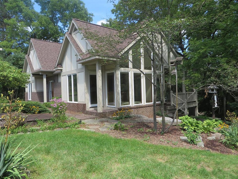 Front and side of main house