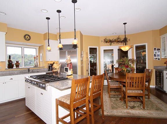 hugh gourmet kitchen with every amenity.