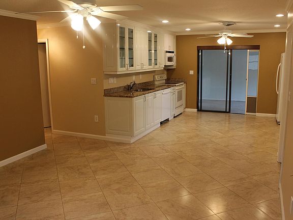 Living room and kitchen