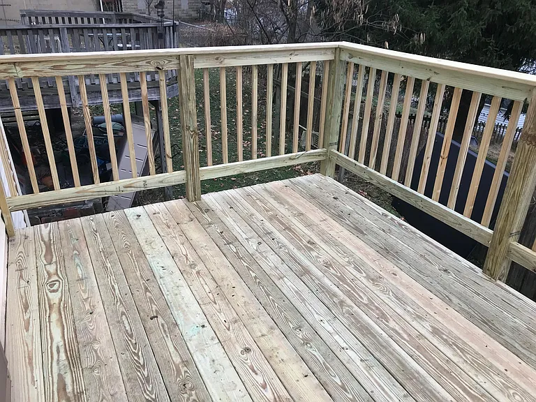 Deck. Located off bedroom.