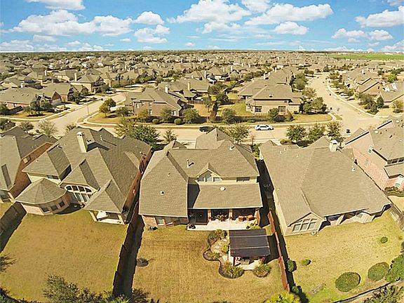 Aerial shot of home