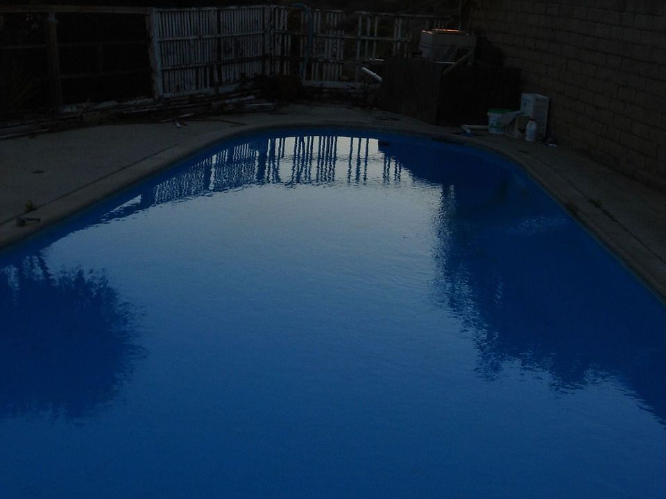 Sunset by the Pool...