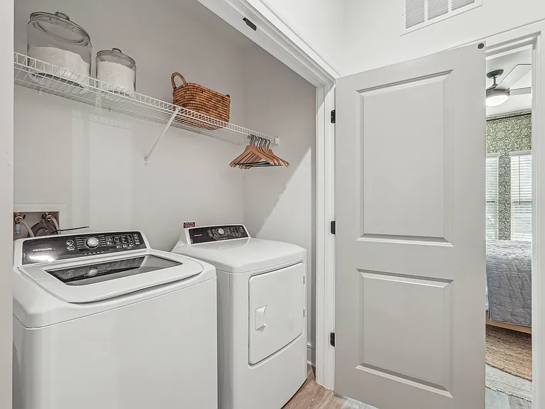Laundry Room with Full-size Washer and Dryer