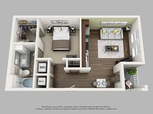 Floor plan Studio