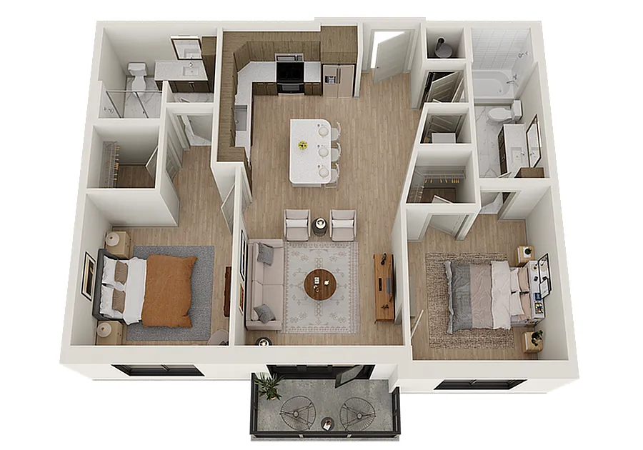 Floor plan B3