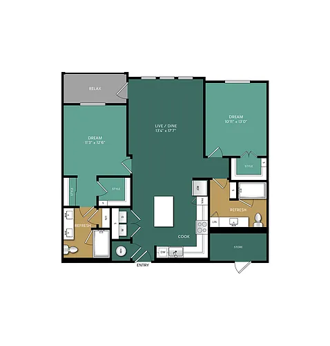 Floor plan B2