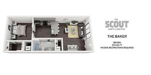 Floor plan The Baker