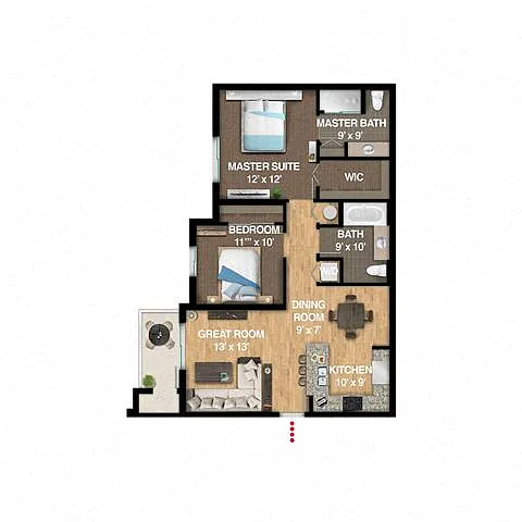 Floor plan Crew