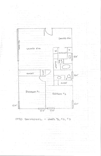 Floor plan 2 Bedroom