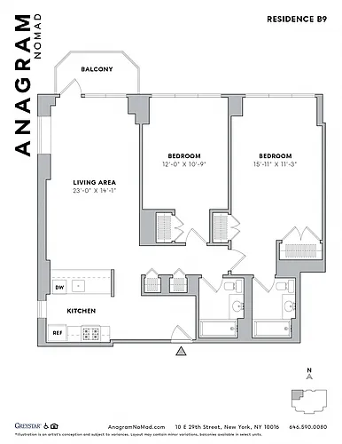 Floor plan B9