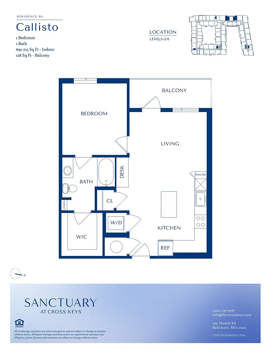 Floor plan Callisto