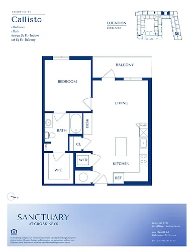 Floor plan Callisto