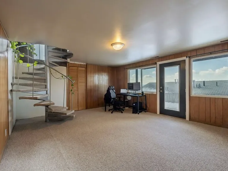 Downstairs living room w/ view