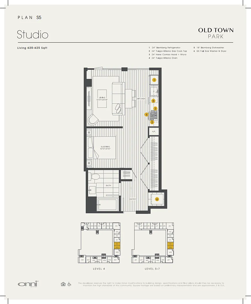 Floor plan Plan S5