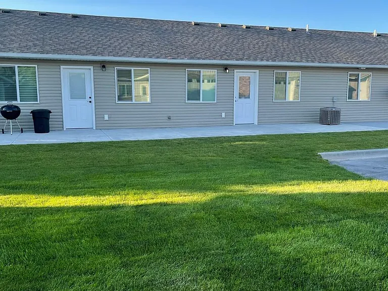 Back door and patio
