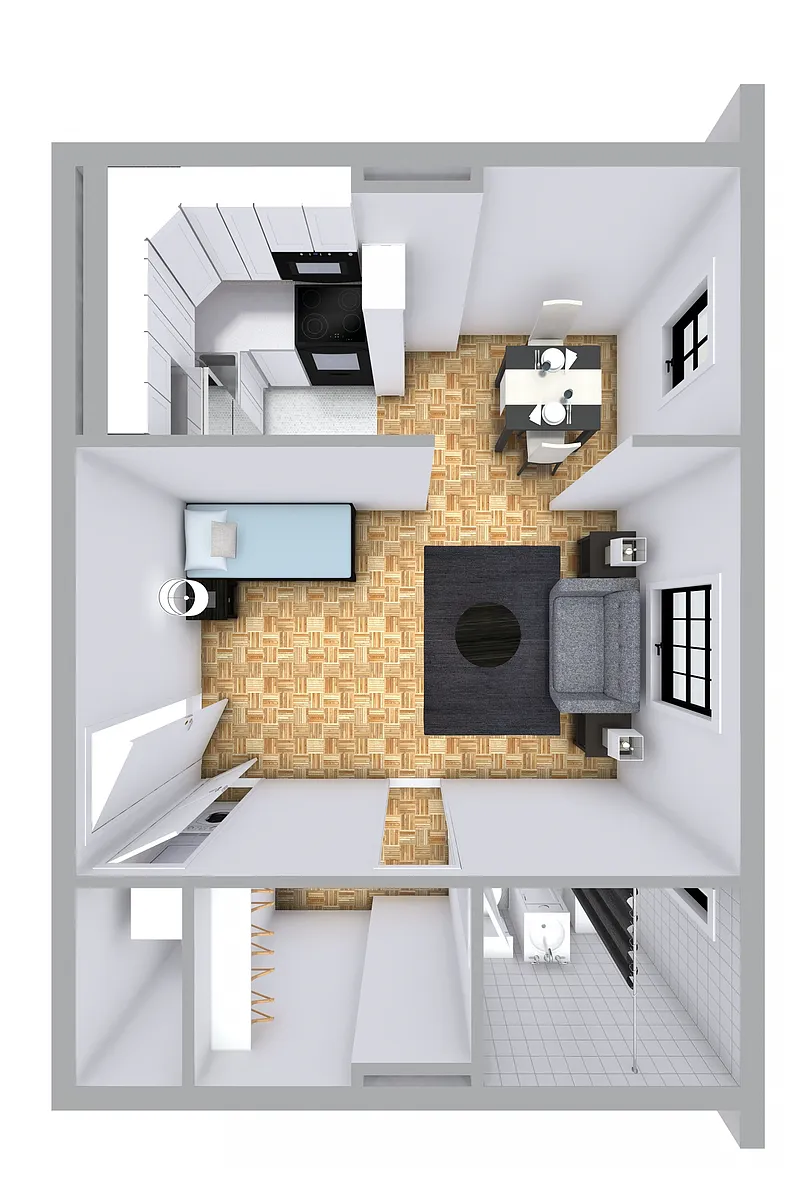 Floor plan Studio