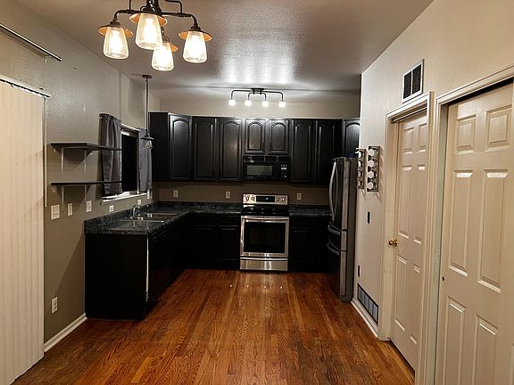 Kitchen from dining area