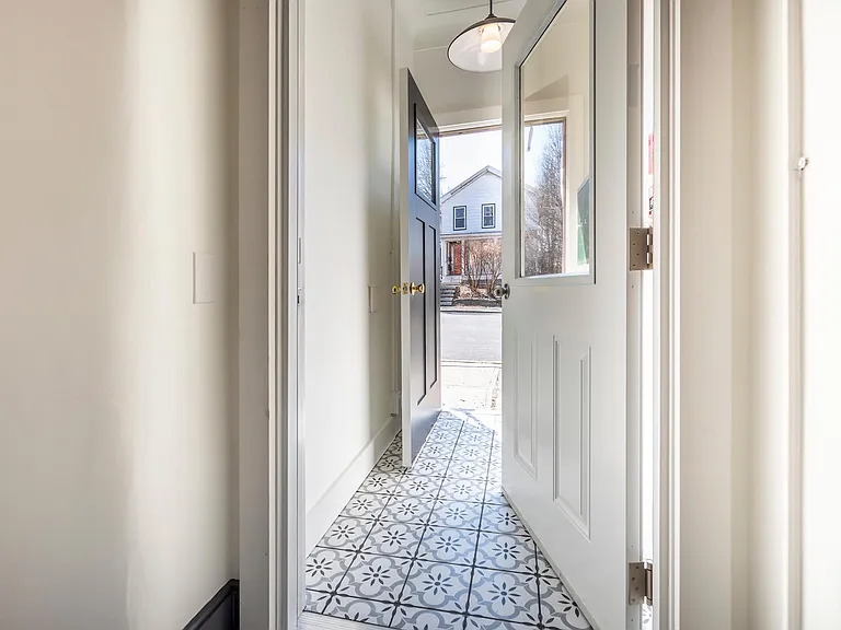 Building Entrance Looking Out