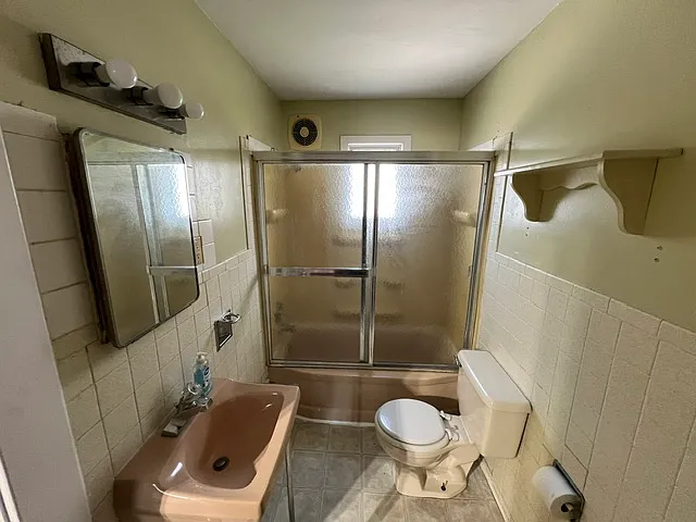 One of two Bathrooms.