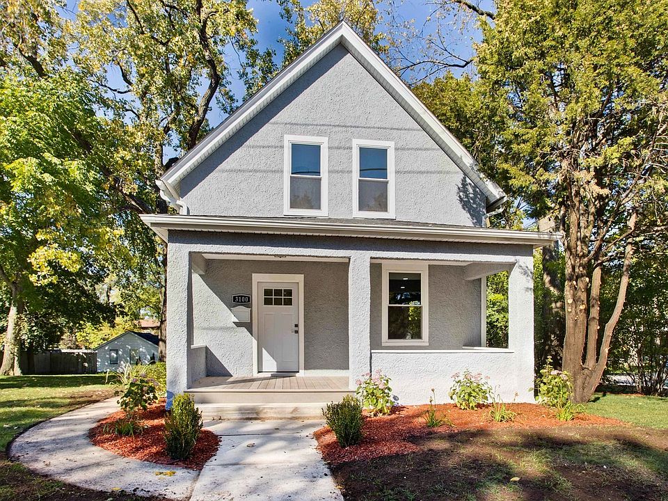 Front with covered porch