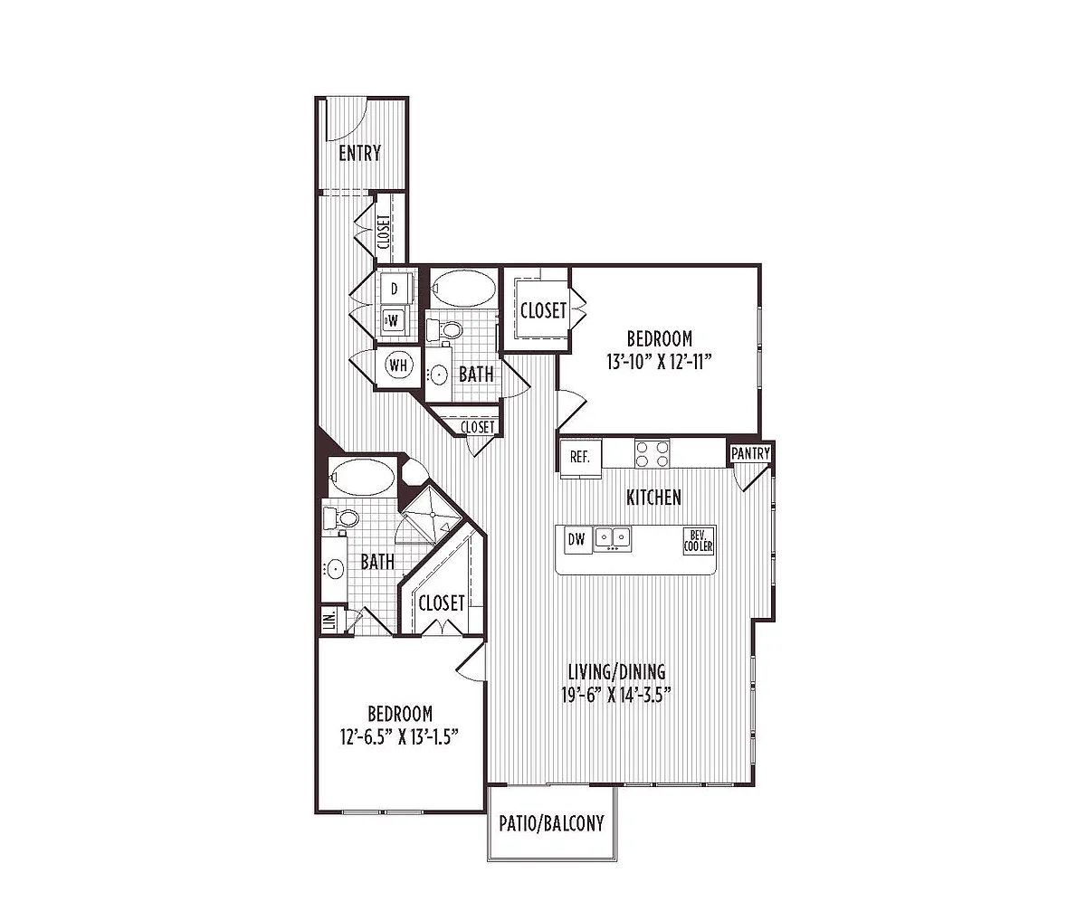 Floor plan B6