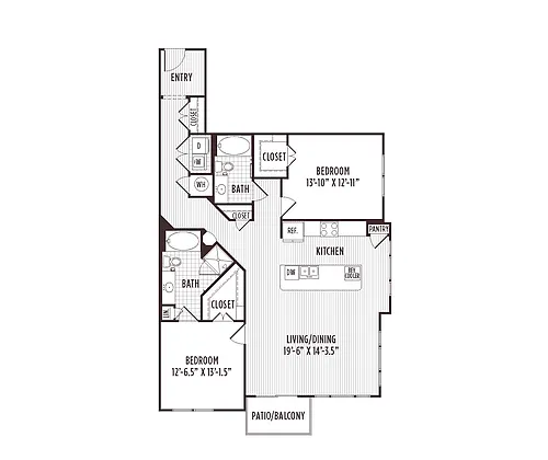 Floor plan B6