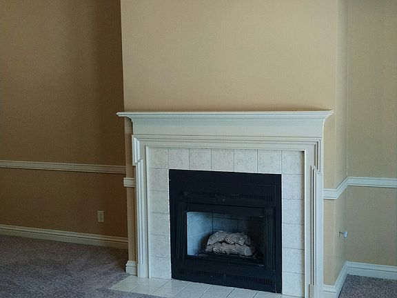 Fireplace in family room