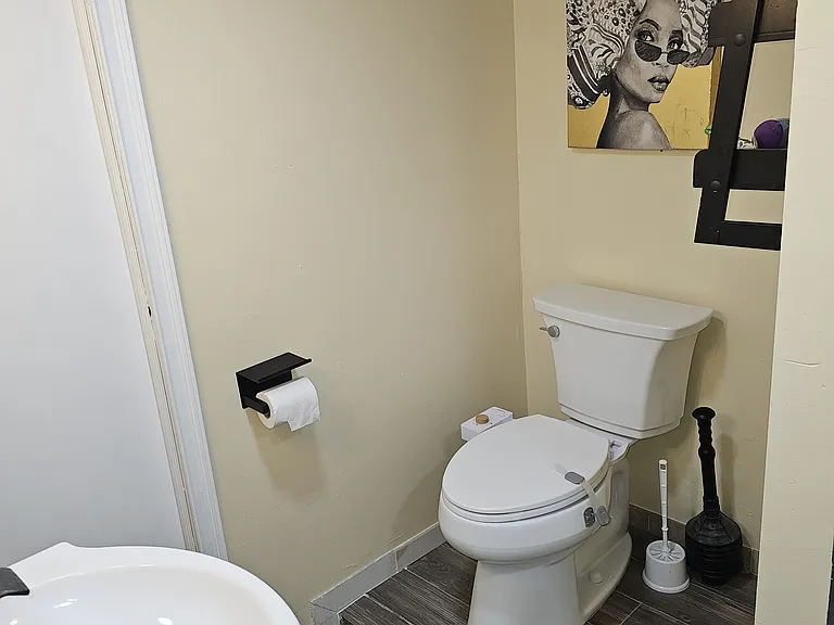 Bathroom with bidet