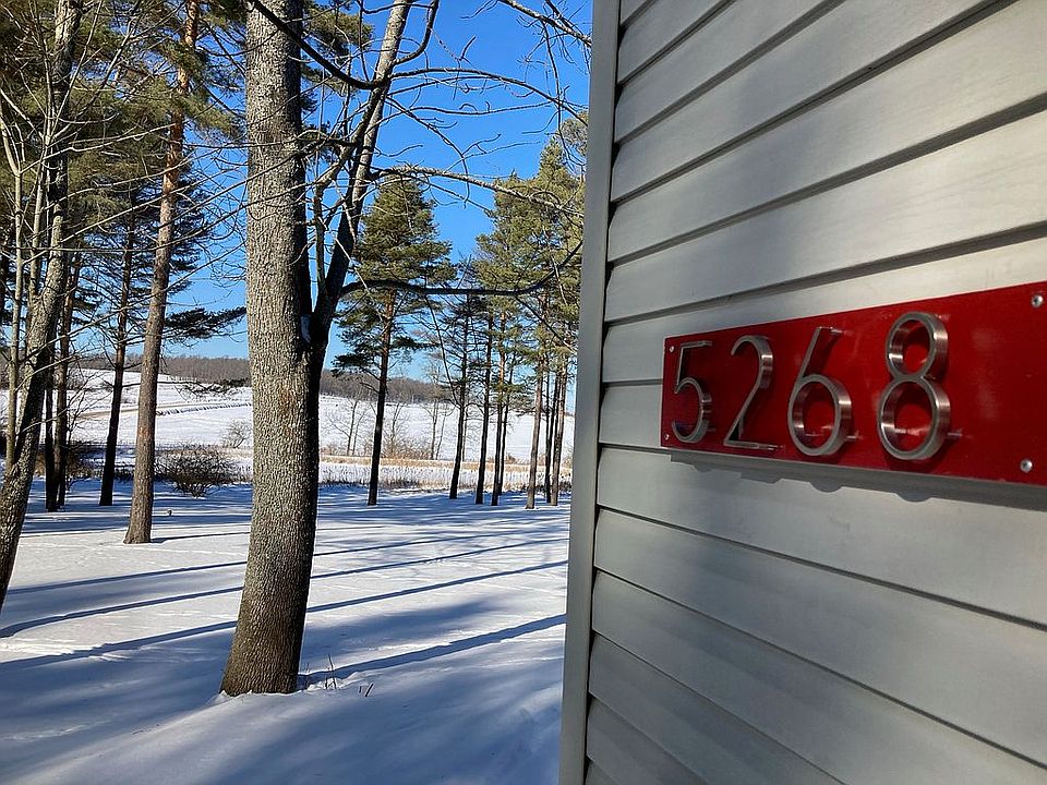 Winter view from garage