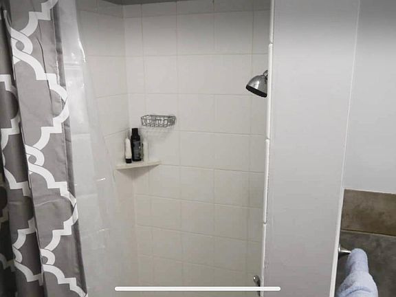Small bathroom walk-in shower