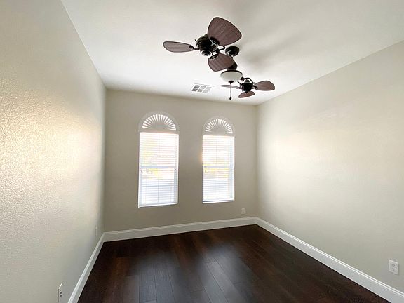 Downstairs bedroom can be used as den.