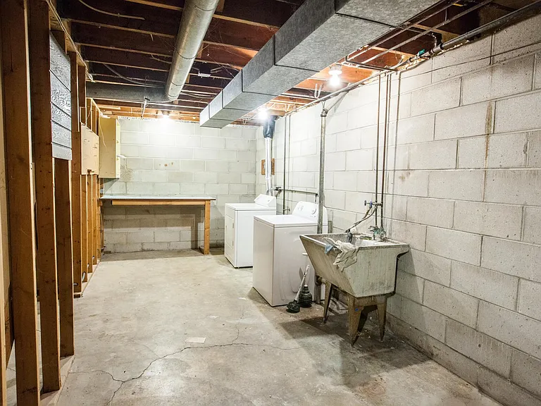 Downstairs laundry