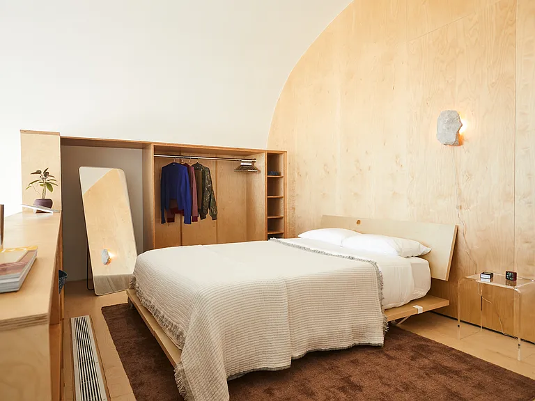 Primary bedroom - queen bed and bath attached