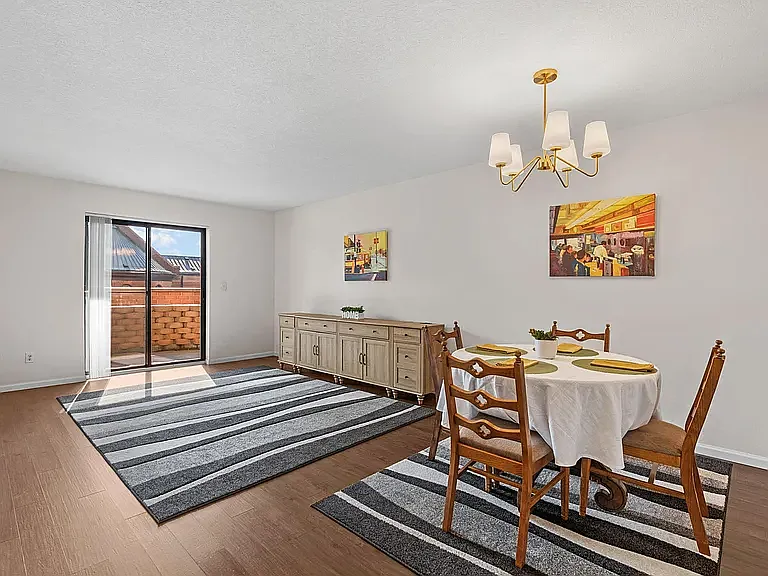 Dining and Living rooms