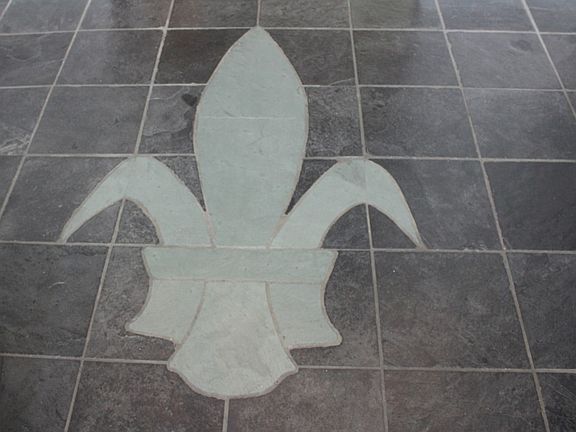 Slate floors