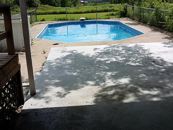 Patio and pool