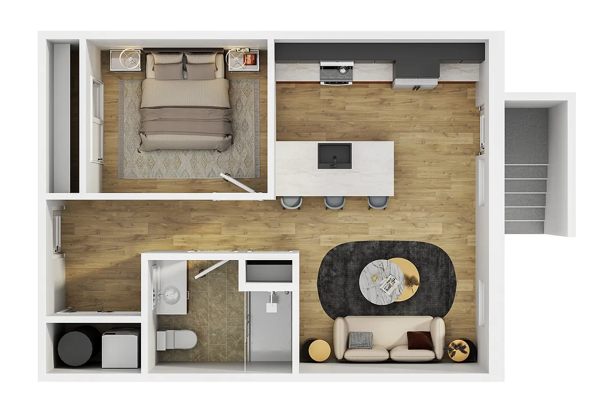 Floor plan 20 North - The Maisonette Collection